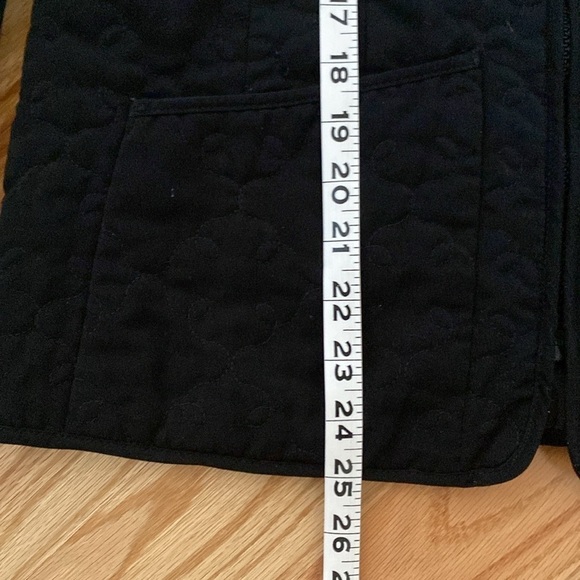 Vintage Esprit Women's M Black chore Barn Jacket Quilted Lined Preppy Acadamia - Picture 10 of 11